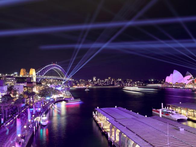 Sydney’s Vivid Festival is cancelled due to fears for the spread of COVID-19. Picture: Damian Shaw