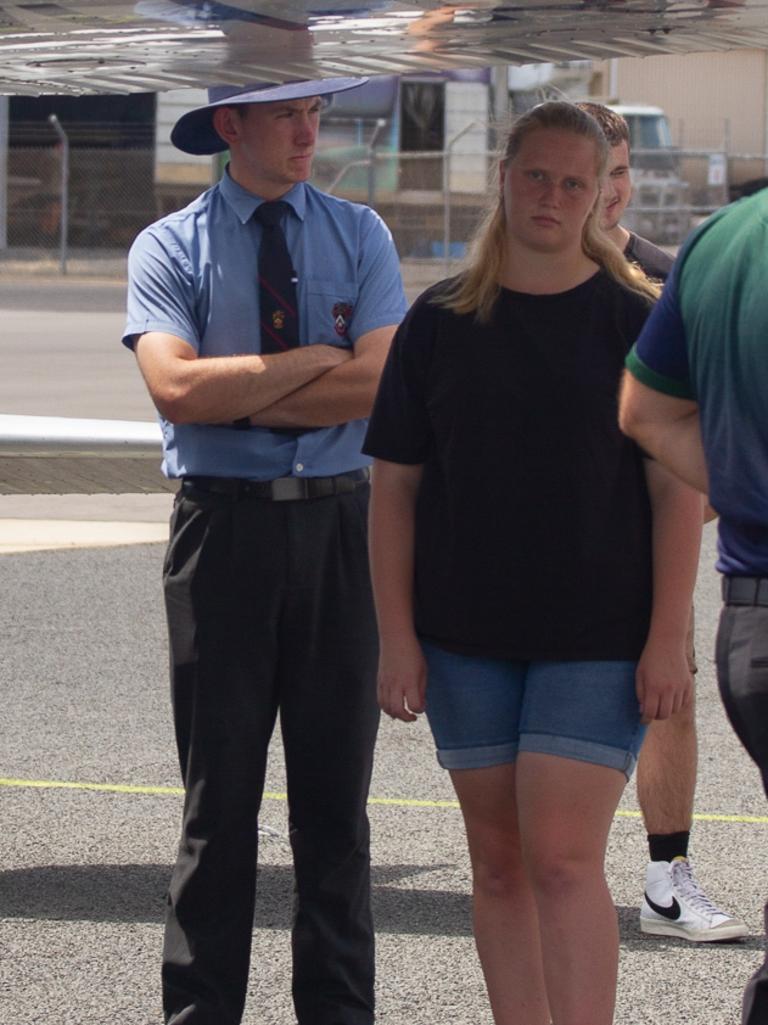 Several students made their way to the Bundaberg airport to get some insight into the aviation industry.