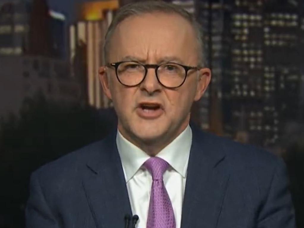 Opposition leader Anthony Albanese has hit back at criticisms of his performance during the election in a heated live interview. Image: ABC