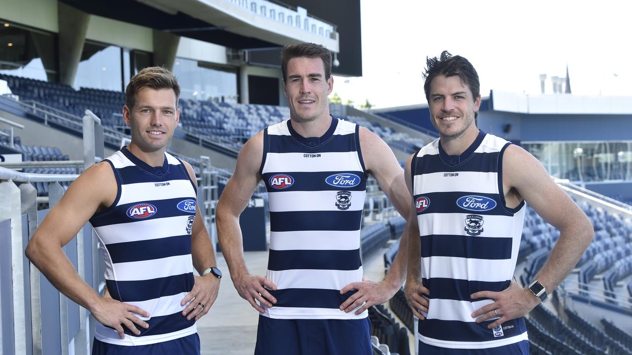 Geelong topped up with Shaun Higgins, Jeremy Cameron and Isaac Smith in the last trade period. Picture: Alan Barber