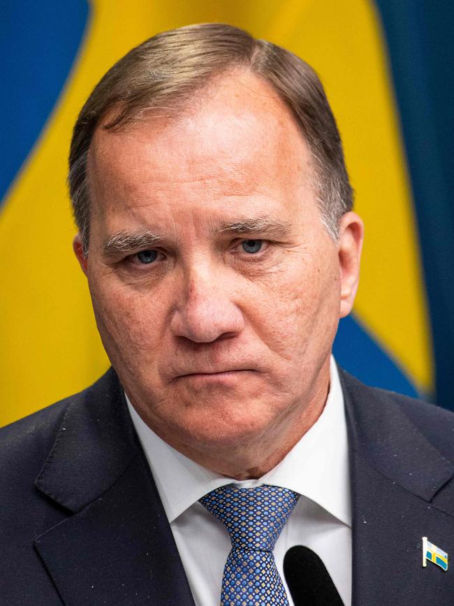 Swedish Prime Minister Stefan Lofven. Picture: Jonathan Nackstrand/AFP