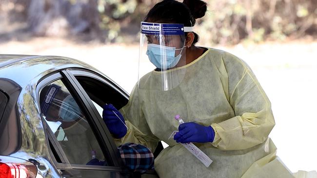 People are urged to get tested if they have been to an exposure site. Picture: Paul Kane/Getty Images