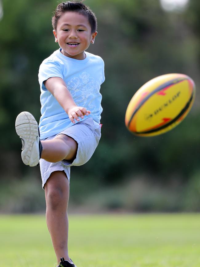 Maddox is spending more time out of hospital. Picture: Alex Coppel