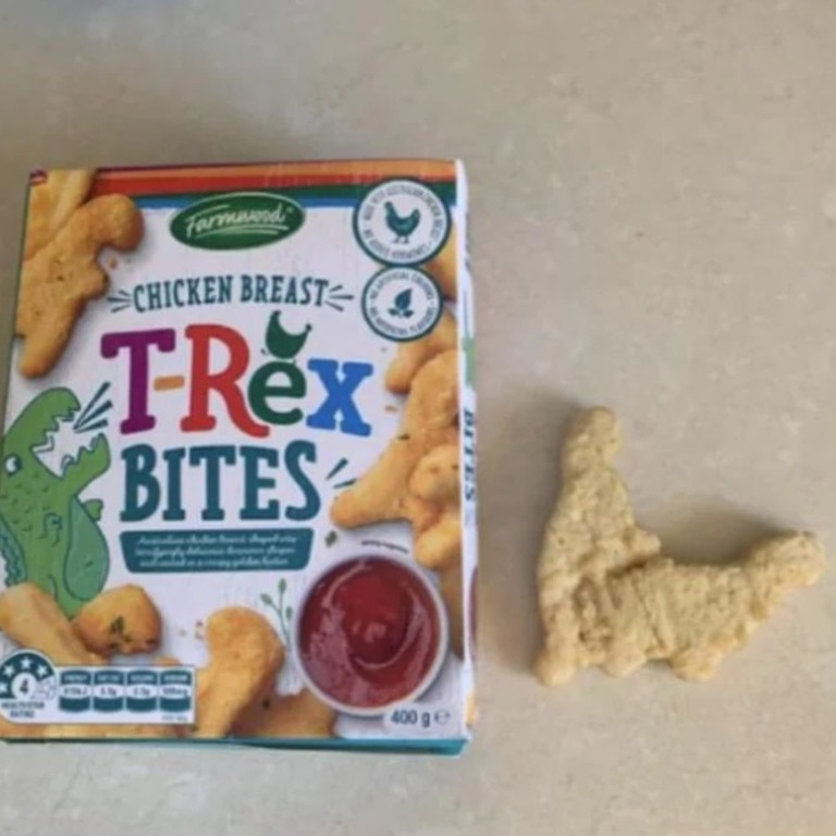 Last month, another Aldi customer shared a snap of her rude find in a packet of Dino Bites. Picture: Facebook/AldiMums