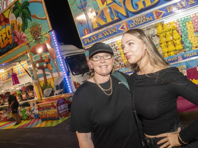 Ann Mitchell and Alara Basibuyuk at the Mildura Show 2024. Picture: Noel Fisher