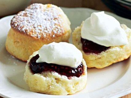 Enjoy these scones with some jam and cream.