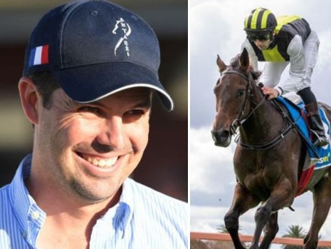 Party Crasher and trainer Michael Hickmott.