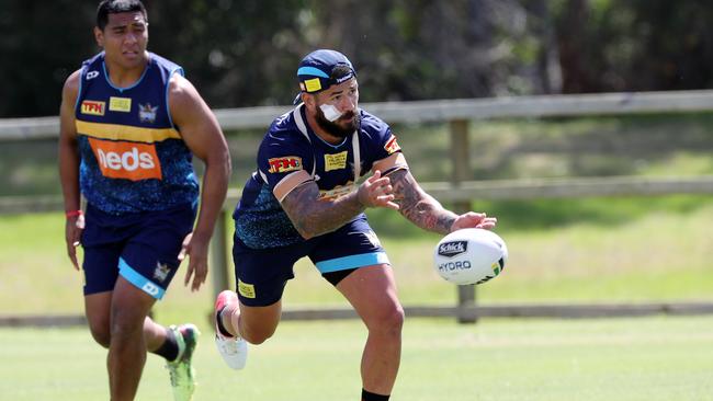 Nathan Peats at Titans training. Picture: Nigel Hallett