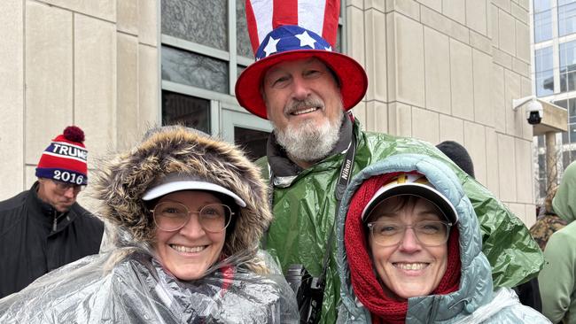 A group of Trump supports from Seattle assumed their tickets guaranteed them entry. Picture: Benedict Brook.