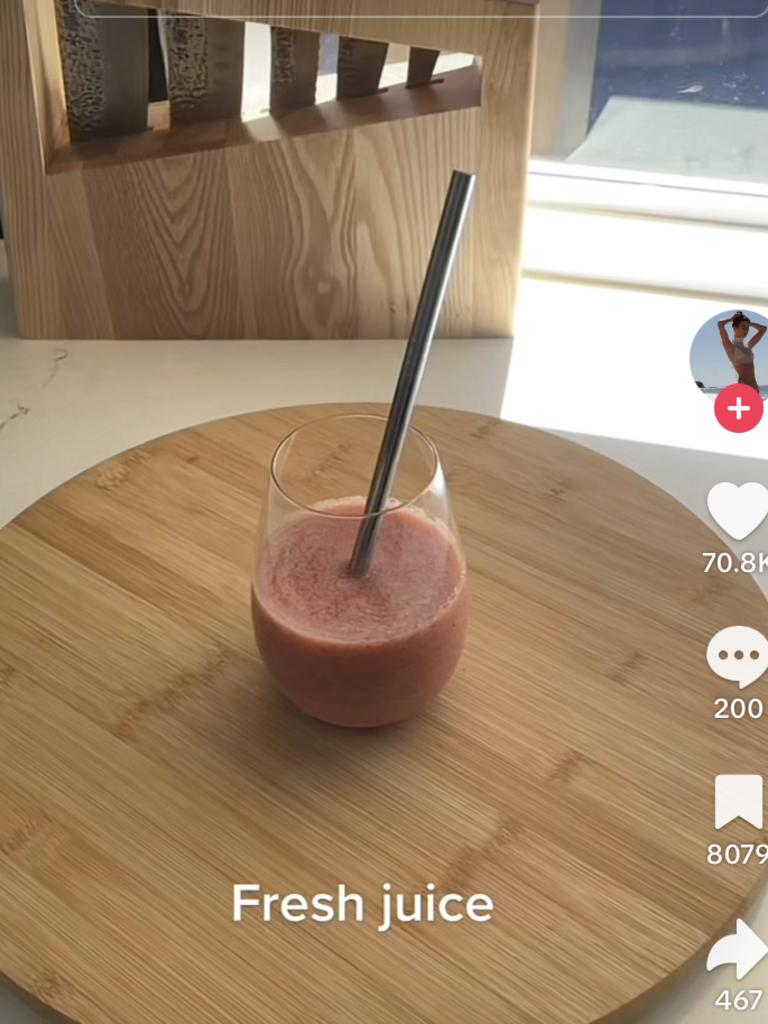 “What I eat in a day” videos are one viral example. Picture: TikTok.