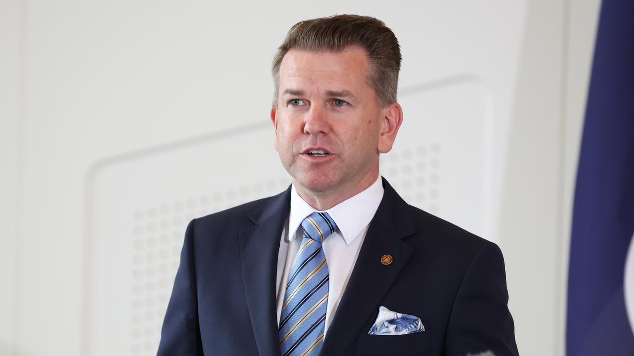 Acting premier Jarrod Bleijie says Daniel’s Law will be introduced in 2025. Picture: NewsWire / Lachie Millard