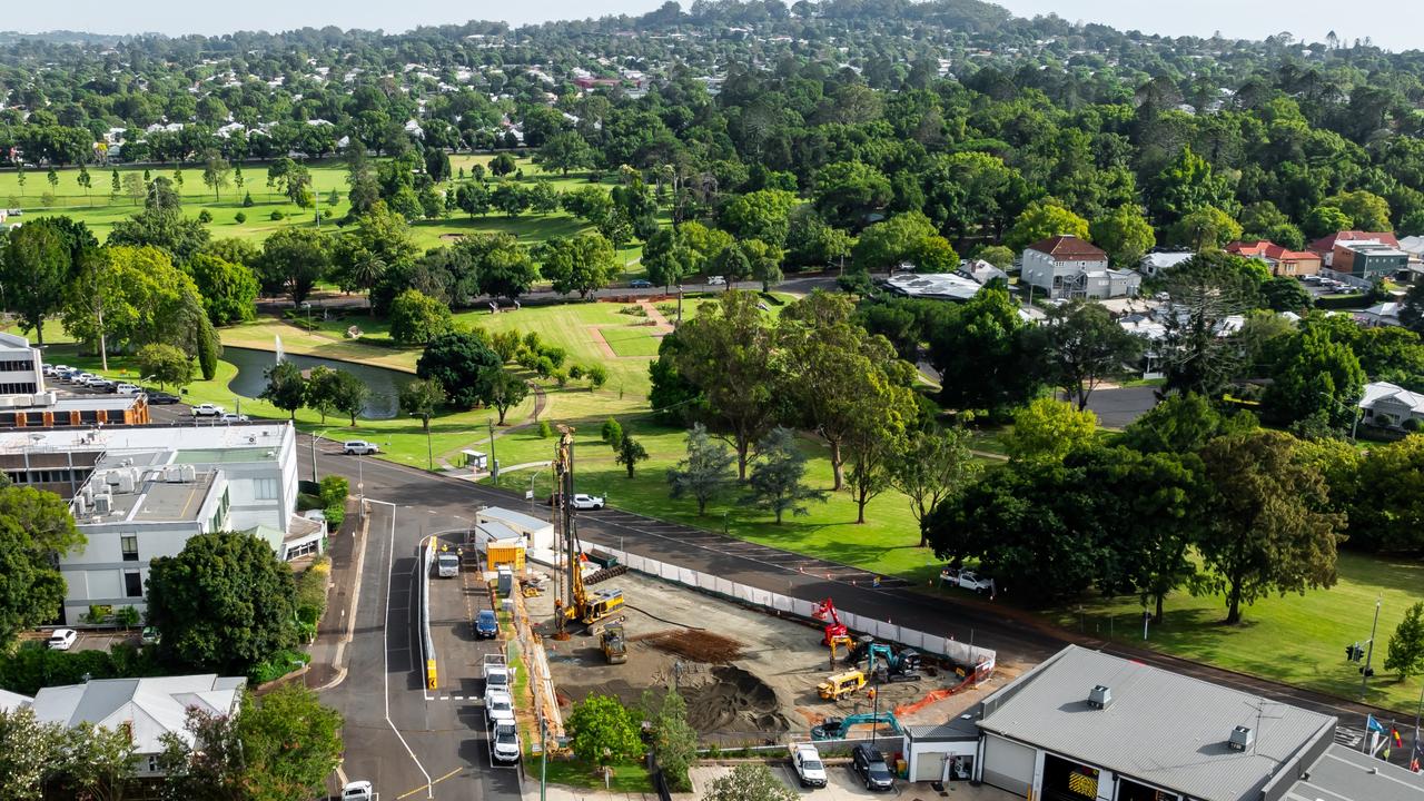 Construction has started on Fairleigh Residences, a set of luxury units overlooking Queens Park near the Toowoomba CBD.