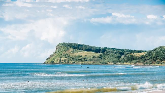 The lookout point at Lennox Head. Picture: Danielle Smith