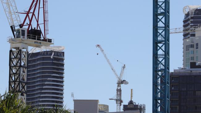 Construction taking off on the Coast. Picture: Glenn Hampson.