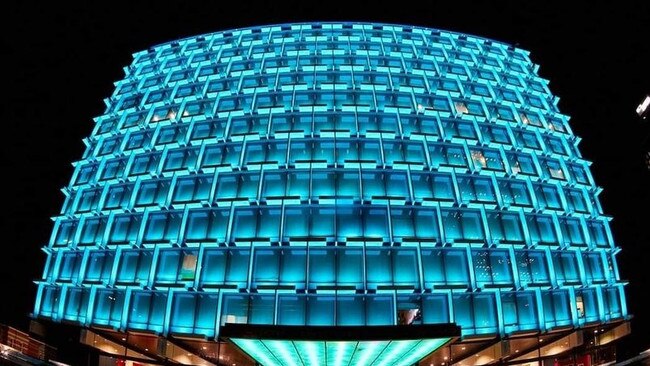 Iconic Perth buildings, including Council House, were bathed in blue last night in appreciation of the state's police force.