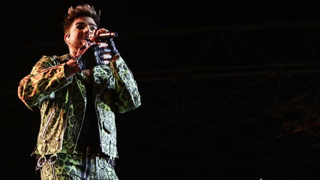 Adam Lambert and Queen were the headline act at last week’s Fire Fight fundraiser. Picture: Cole Bennetts/Getty Images