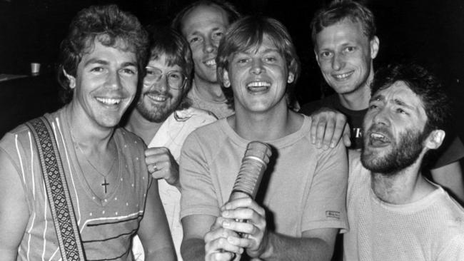 John Farnham and The Little River Band in 1982.