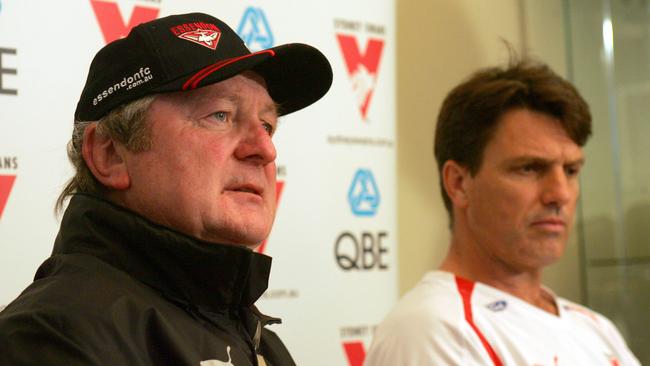 Kevin Sheedy and Paul Roos.