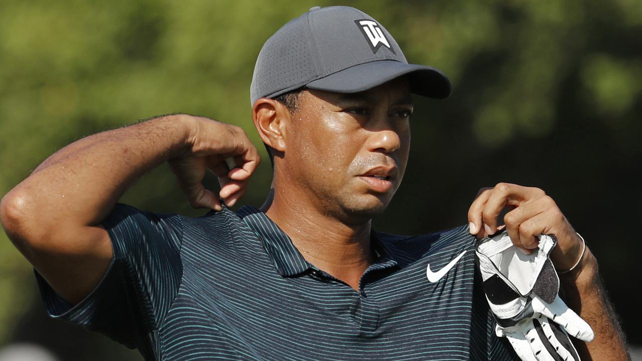 PGA Championship 2018: Tiger Woods changes shirts, saves day | Herald Sun