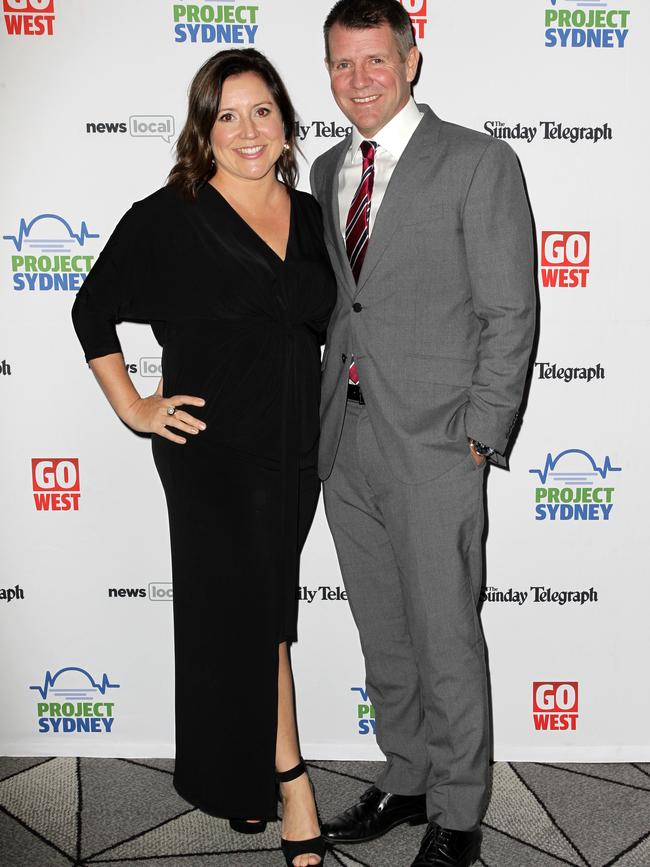 Kerryn and Mike Baird at the Project Sydney Dinner Gala held at the Bankstown Sports Club in Bankstown. Picture: Christian Gilles