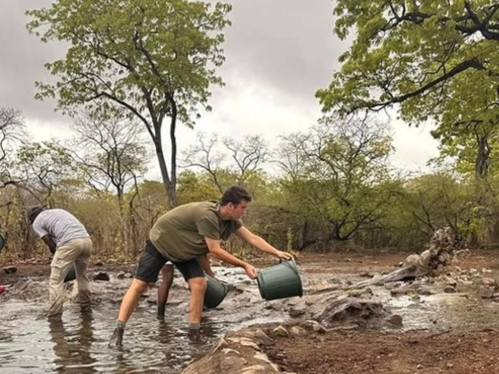 Crown Prince Christian of Denmark isn’t afraid to get his hands dirty. Picture: Instagram