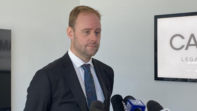 Lawyer Scott Jelbert, who represents the pizza-bar worker. Picture: Kate Lambe/9 NEWS