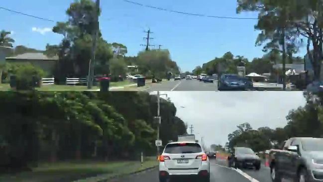 Time lapse comparison of Yamba Rd traffic