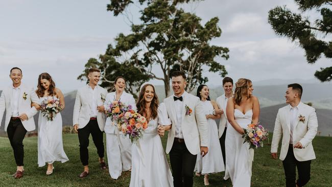 The wedding of Madeleine McGovern and Brandon Wellington. Pictures: Matthew Gillam Photography