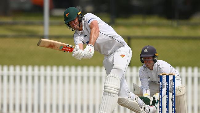 Webster sits only behind Western Australia’s Cameron Bancroft for most runs in the Sheffield Shield across the last two seasons. (Photo by Morgan Hancock/Getty Images)