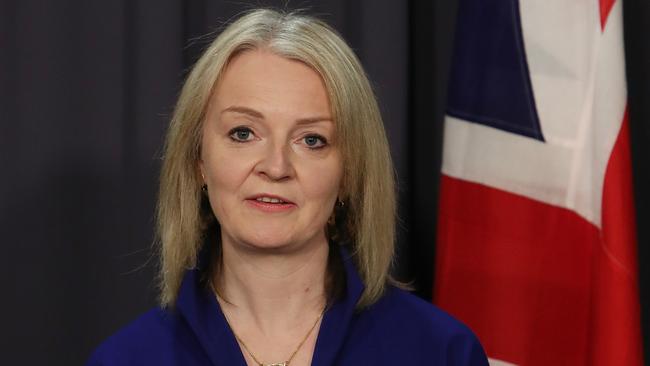 British Trade Secretary Liz Truss says Britain is fully embracing like-minded ­allies such as Australia. Picture Kym Smith