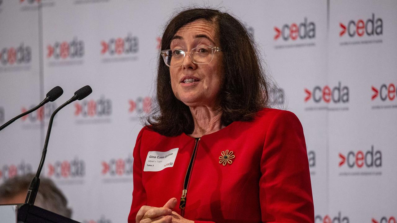 ACCC chair Gina Cass-Gottlieb says a three-pronged approach is needed to take down scammers. Picture: NCA NewsWire / Christian Gilles