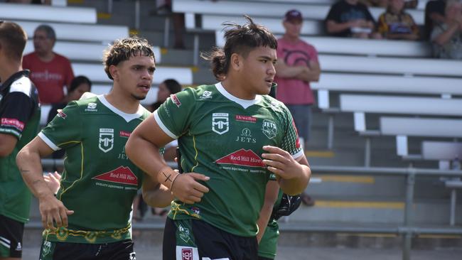 Meninga Cup semi-final action between the Ipswich Jets and Townsville Blackhawks. Saturday April 15, 2023.