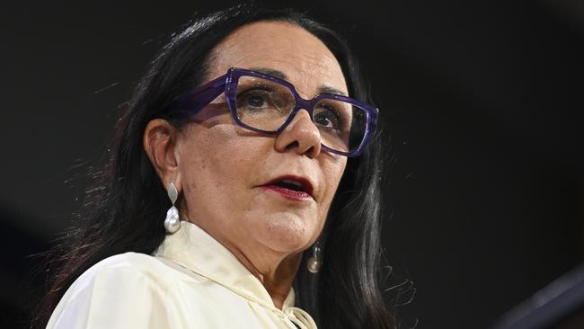 Linda Burney’s speech made clear the voice proposal sits exactly within the fever pitch of identity politics and the new centrality of race, which is breaking out all over the West. Picture: NCA NewsWire / Martin Ollman