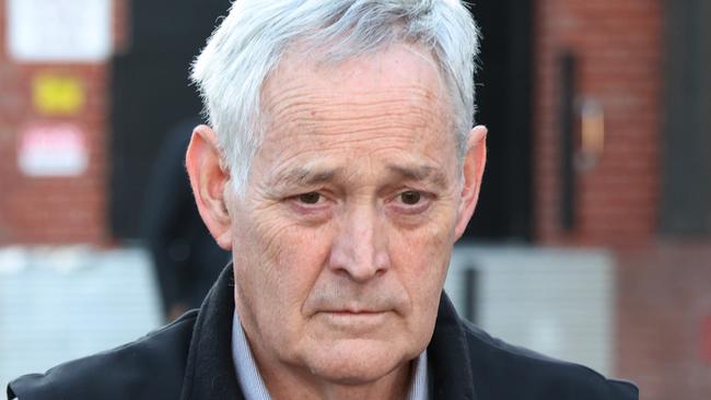 MELBOURNE, AUSTRALIA- NewsWire Photos MAY 06, 2025: Ian Wilkinson leaves  Latrobe Courts in Morwell where Erin Patterson is  standing trail over the alleged poisoning deaths of three relatives with a beef wellington. Picture:  NewsWire/ David Crosling
