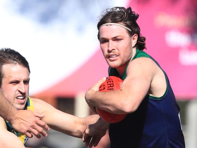 GFL Preliminary Final: St Mary's v Leopold. St Mary's 9 Harry Benson. Picture: Mark Wilson