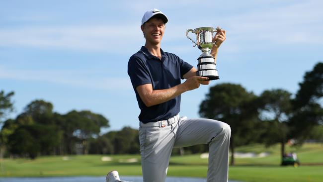 Cameron Davis is back for another crack at The Australian Open. Picture: Brett Hemmings/Getty Images