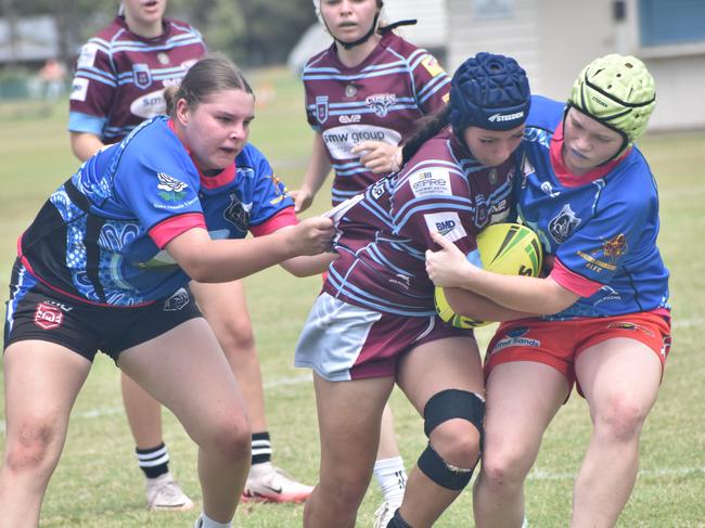 Faces of the CQ Capras under-17 and under-19 girls open trials at St Brendan's College, Yeppoon, on November 16, 2024. Photo: Pam McKay