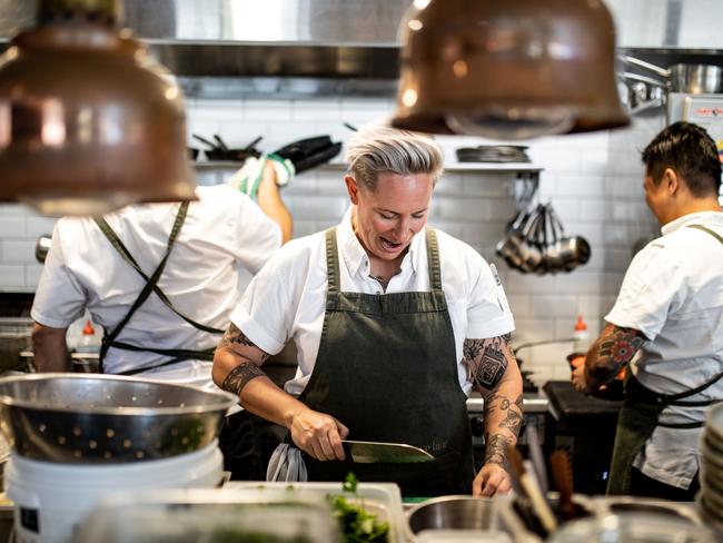 The Clove Lane team at work in the kitchen. Picture: Supplied