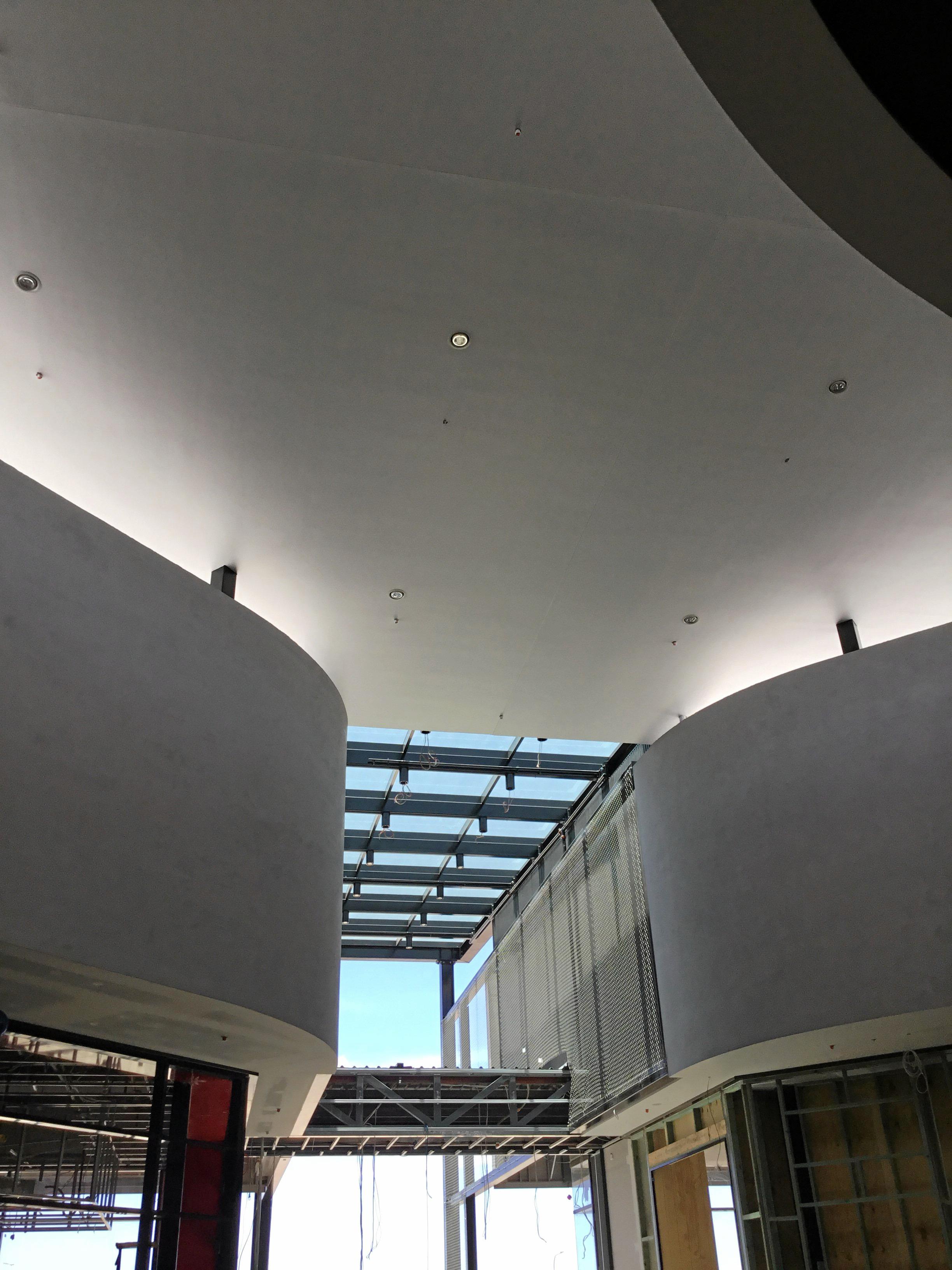 Stockland Birtinya Shopping Centre nears completion for the planned December 7 opening. Picture: Erle Levey