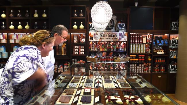 The Max Brenner chocolate store at Casuarina will close down on Monday