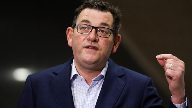 Premier Daniel Andrews announces Victoria had pulled out of hosting the 2026 Commonwealth Games, citing major cost blowouts. Picture: Asanka Brendon Ratnayake/AFP