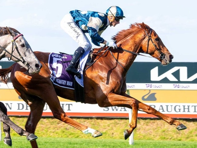 Light Infantry Man wins the Northerly Stakes Picture: Western Racepix