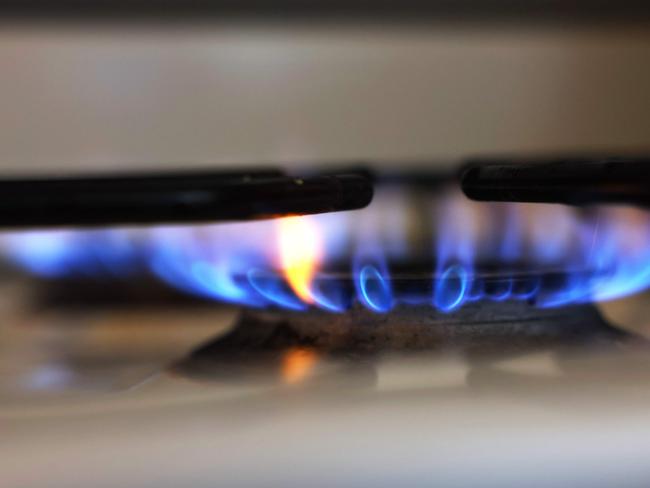 NEW YORK, NEW YORK - APRIL 28: In this photo illustration, a flame burns on a gas stove on April 28, 2023 in New York City. Gov. Kathy Hochul announced that starting in 2026, New York will require new buildings to be zero-emissions as part of this yearâs budget and ban fossil fuel combustion in most new buildings under seven stories, with larger buildings covered in 2029. The ban will eliminate propane heating and gas furnaces or stoves in most new construction. (Photo Illustration by Michael M. Santiago/Getty Images) (Photo by Michael M. Santiago / GETTY IMAGES NORTH AMERICA / Getty Images via AFP)