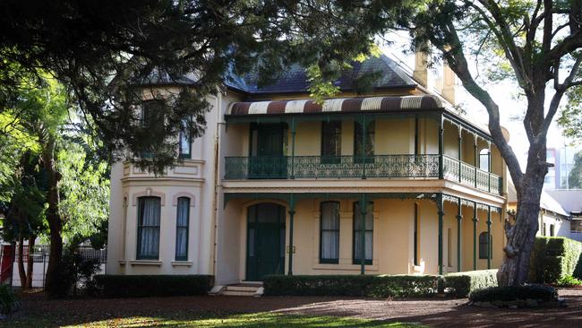 Willow Grove house will now be moved to North Parramatta to make way for the new museum. Picture: AAP/Angelo Velardo