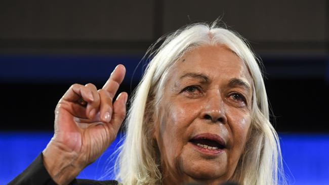 Marcia Langton said the Voice to parliament was necessary because Australia’s constitution remained inherently racist. Picture: AAP Image/Lukas Coch