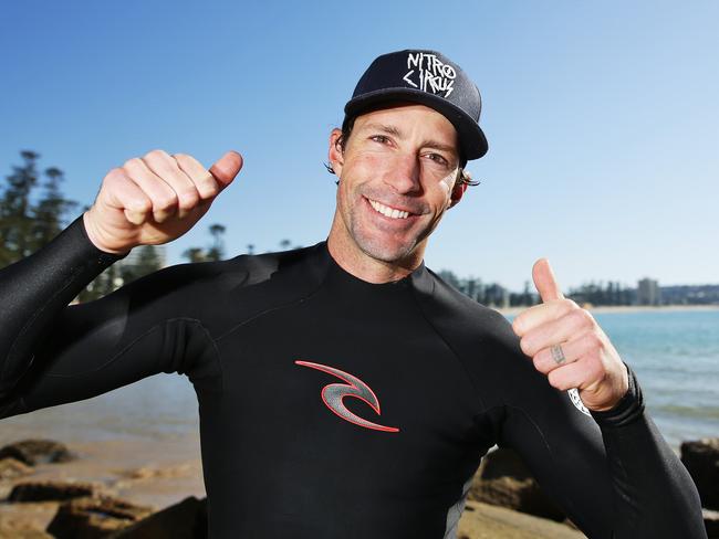 Nitro Circus superstar Travis Pastrana, is staying locally ahead of Sydney shows on Friday and Saturday. Picture: Braden Fastier