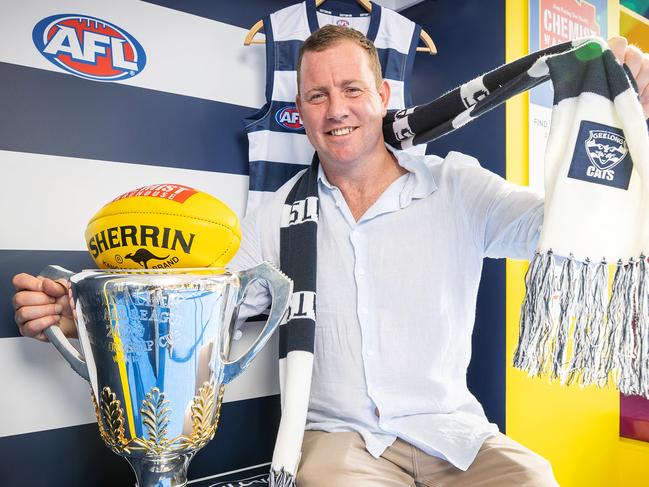 Geelong legend Steve Johnson ‘happy to be alive’ after life threatening injury