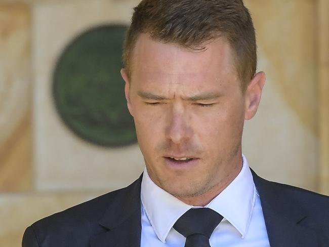 ADELAIDE, AUSTRALIA - NewsWire Photos - DECEMBER 10, 2024: Olympic cyclist Rohan Dennis charged with killing his wife and fellow Olympian Melissa Hoskins.  Picture: NewsWire / Roy VanDerVegt