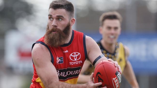 Isaya McKenzie during his time with the Crows. Picture: David Mariuz