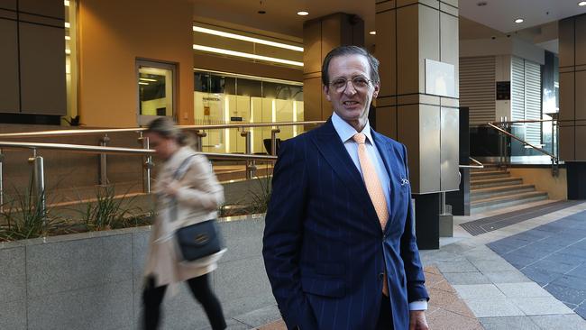 Sentinel Property Group MD Warren Ebert last year outside 100 Makerston House in the Brisbane CBD which is part of its Sentinel Regional Office Trust portfolio.